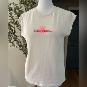 Cat & Jack Cream 'Stay Sunny' Tee